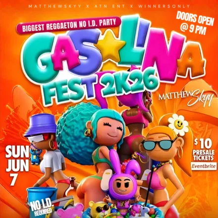 Gasolina Fest 2K26 flyer