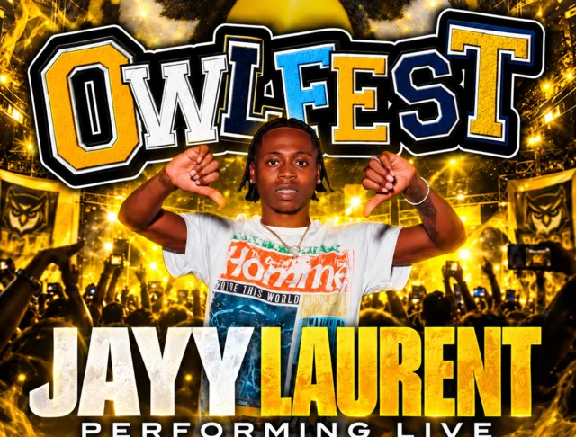 Owl Fest flyer — Jay Laurent performing live